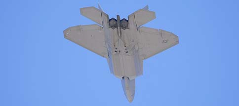 Lockheed-Martin F-22A Raptor of the 27th Fighter Squadron Fighting Eagles